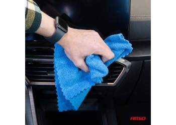 Amio - ΠΑΝΑΚΙΑ ΚΑΘΑΡΙΣΜΟΥ ΜΙΚΡΟΦΙΜΠΡΑ ULTRASONIC ΓΙΑ ΟΘΟΝΕΣ / ΓΥΑΛΙΣΜΑΤΟΣ / ΚΕΡΩΜΑ / ΣΤΕΓΝΩΜΑ 35x35cm 250gr - 12 Τεμ. (03971/AM)