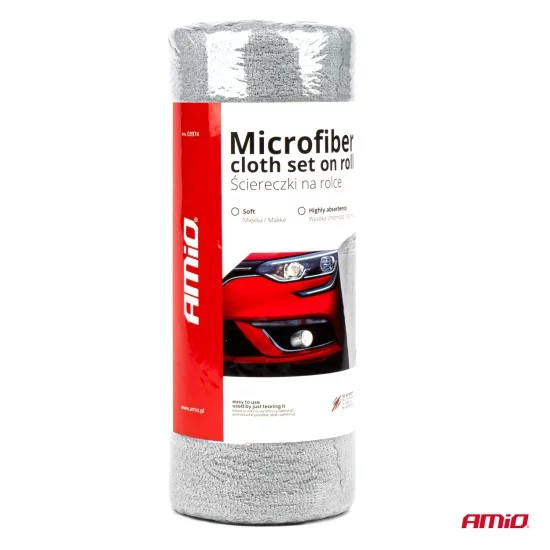 Amio - ΠΑΝΑΚΙA ΓΥΑΛΙΣΜΑΤΟΣ/ΣΤΕΓΝΩΜΑΤΟΣ ΜΙΚΡΟΦΙΜΠΡΑ 30x30cm - 1 Ρολό 50 τεμ. (03974/AM)