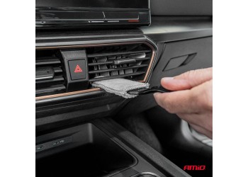 Amio - ΒΟΥΡΤΣΑΚΙ ΚΑΘΑΡΙΣΜΟΥ ΓΙΑ ΓΡΙΛΙΕΣ ΜΕ ΠΑΝΑΚΙ ΚΑΘΑΡΙΣΜΟΥ 22cm - 1 Τεμ. (03979/AM)