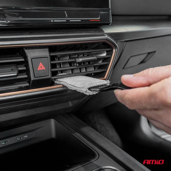 Amio - ΒΟΥΡΤΣΑΚΙ ΚΑΘΑΡΙΣΜΟΥ ΓΙΑ ΓΡΙΛΙΕΣ ΜΕ ΠΑΝΑΚΙ ΚΑΘΑΡΙΣΜΟΥ 22cm - 1 Τεμ. (03979/AM)