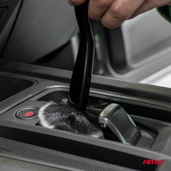 Amio - ΒΟΥΡΤΣΑΚΙ ΚΑΘΑΡΙΣΜΟΥ ΓΙΑ ΓΡΙΛΙΕΣ ΜΕ ΠΑΝΑΚΙ ΚΑΘΑΡΙΣΜΟΥ 22cm - 1 Τεμ. (03979/AM)