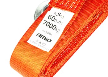 Amio - ΙΜΑΝΤΑΣ ΡΥΜΟΥΛΚΗΣΗΣ TOW ROPE 60mm 7000KG 5m ΚΟΚΚΙΝΟ - 1 τεμ. (03991/AM)