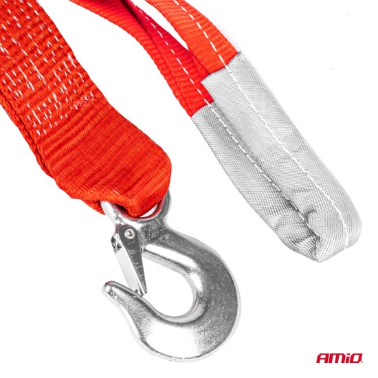 Amio - ΙΜΑΝΤΑΣ ΡΥΜΟΥΛΚΗΣΗΣ TOW ROPE H+U 60mm 7000KG ΚΟΚΚΙΝΟ - 1 τεμ. (03992/AM)