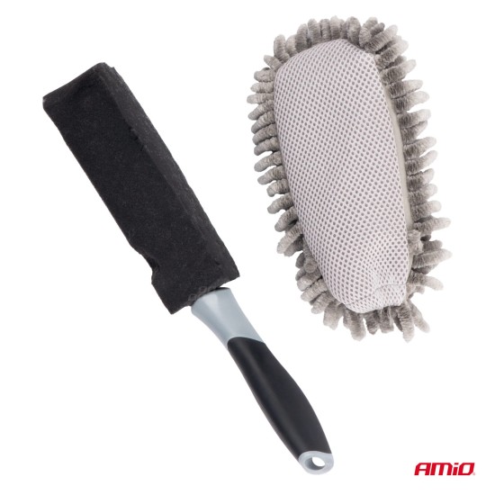 Amio - ΒΟΥΡΤΣΑ ΚΑΘΑΡΙΣΜΟΥ/ΞΕΣΚΟΝΙΣΜΑΤΟΣ ΜΕ ΛΑΒΗ 33,5cm - 1 τεμ. (04027/AM)