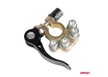 Amio - ΠΟΛΟΙ ΜΠΑΤΑΡΙΑΣ / ΑΚΡΟΔΕΚΤΕΣ 12V 40A ΜΕ ΣΦΙΓΚΤΗΡΕΣ & ΣΥΝΔΕΣΜΟΥΣ ΚΕΦΑΛΗΣ - 1 ΣΕΤ (04058/AM)