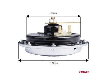 Amio - ΚΟΡΝΑ ΑΥΤΟΚΙΝΗΤΟΥ/ΤΡΑΚΤΕΡ 12V 110db - 1 ΤΕΜ. (04074/AM)
