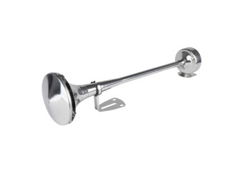 Amio - ΚΟΡΝΑ ΠΝΕΥΜΑΤΙΚΗ ΜΟΝΗ 12/24V 115dB HIGH TONE ΜΗΚΟΣ:520mm ΧΡΩΜΙΟ - 1 ΤΕΜ. (04077/AM)