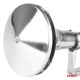 Amio - ΚΟΡΝΑ ΠΝΕΥΜΑΤΙΚΗ ΜΟΝΗ 12/24V 115dB LOW TONE ΜΗΚΟΣ:620mm ΧΡΩΜΙΟ - 1 ΤΕΜ. (04078/AM)