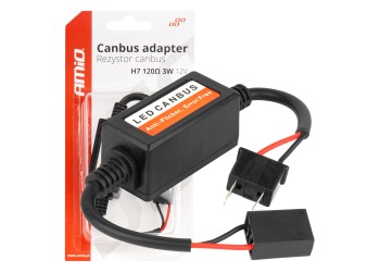 Amio - ΑΝΤΙΣΤΑΣΗ ΓΙΑ ΛΑΜΠΕΣ LED H7 12V 3W 120Ω (ΑΝΤΙΣΤΑΣΗ-ΨΕΥΤΗΣ-CANCELLER) - 1 τεμ. (04088/AM)