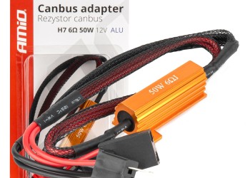 Amio - ΑΝΤΙΣΤΑΣΗ ΓΙΑ ΛΑΜΠΕΣ LED H7 12V 50W 6Ω (ΑΝΤΙΣΤΑΣΗ-ΨΕΥΤΗΣ-CANCELLER) - 1 τεμ. (04089/AM)