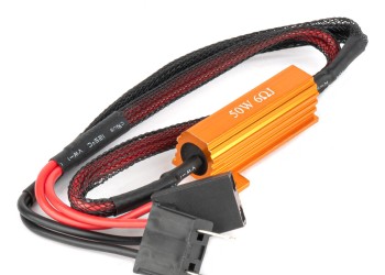 Amio - ΑΝΤΙΣΤΑΣΗ ΓΙΑ ΛΑΜΠΕΣ LED H7 12V 50W 6Ω (ΑΝΤΙΣΤΑΣΗ-ΨΕΥΤΗΣ-CANCELLER) - 1 τεμ. (04089/AM)