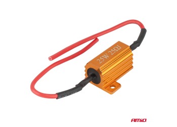 Amio - CANBUS Αντίσταση 25Ω 25W για LED Λάμπες – Anti Error - 1 τεμ. (04093/AM)