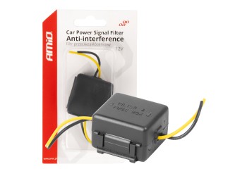 Amio - ΦΙΛΤΡΟ ΣΗΜΑΤΟΣ ΚΕΡΑΙΑΣ ΜΕ ΓΥΑΛΙΝΗ ΑΣΦΑΛΕΙΑ 12V 15A 180W - 1 τεμ. (04099/AM)