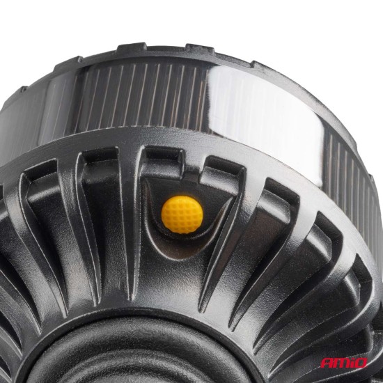 Amio - ΦΑΡΟΣ ΦΙΜΕ HEAVY DUTY W28P 12/24V 16LED ΕΛΑΣΤΙΚΟΣ ΒΙΔΩΤΟΣ ΠΟΡΤΟΚΑΛΙ Υ169mm Φ110mm - 1 τεμ. (04107/AM)