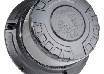 Amio - ΦΑΡΟΣ ΦΙΜΕ HEAVY DUTY W28M 12/24V ΠΟΡΤΟΚΑΛΙ 16LED ΜΑΓΝΗΤΙΚΟΣ/ΒΙΔΩΤΟΣ ΜΕ ΦΙΣ ΑΝΑΠΤΗΡΑ Υ89mm Φ110mm - 1 τεμ. (04108/AM)