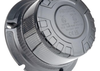 Amio - ΦΑΡΟΣ ΦΙΜΕ HEAVY DUTY W28B 12/24V ΠΟΡΤΟΚΑΛΙ 16LED ΒΙΔΩΤΟΣ Υ77mm Φ110mm - 1 τεμ. (04109/AM)