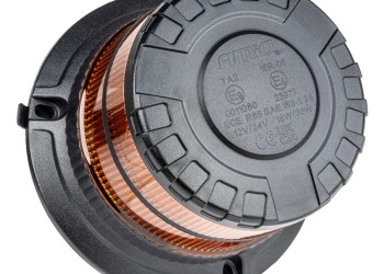 Amio - ΦΑΡΟΣ HEAVY DUTY W29M 12/24V ΠΟΡΤΟΚΑΛΙ 16LED ΜΑΓΝΗΤΙΚΟΣ/ΒΙΔΩΤΟΣ ΜΕ ΦΙΣ ΑΝΑΠΤΗΡΑ Υ103mm Φ110mm - 1 τεμ. (04110/AM)