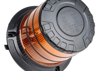 Amio - ΦΑΡΟΣ HEAVY DUTY W30M 12/24V ΠΟΡΤΟΚΑΛΙ 24LED ΜΑΓΝΗΤΙΚΟΣ/ΒΙΔΩΤΟΣ ΜΕ ΦΙΣ ΑΝΑΠΤΗΡΑ Υ128mm Φ110mm - 1 τεμ. (04111/AM)