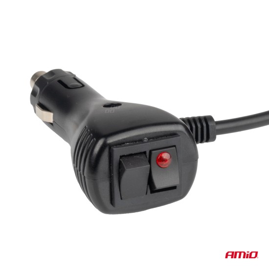 Amio - ΦΑΡΟΣ HEAVY DUTY W30M 12/24V ΠΟΡΤΟΚΑΛΙ 24LED ΜΑΓΝΗΤΙΚΟΣ/ΒΙΔΩΤΟΣ ΜΕ ΦΙΣ ΑΝΑΠΤΗΡΑ Υ128mm Φ110mm - 1 τεμ. (04111/AM)