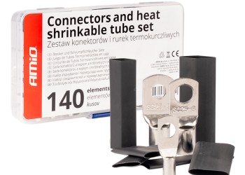 Amio - ΣΥΝΔΕΣΜΟΙ ΚΑΛΩΔΙΩΝ & ΘΕΡΜΟΣΥΣΤΕΛΛΟΜΕΝΟΙ ΣΩΛΗΝΕΣ ΣΕΤ ΔΙΑΦΟΡΑ ΜΕΓΕΘΗ - 140 τεμ. (04122/AM)