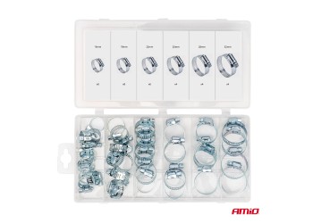 Amio - ΚΟΛΙΕΔΕΣ ΣΦΙΓΚΤΗΡΕΣ - ΔΙΑΦΟΡΑ ΜΕΓΕΘΗ ΑΤΣΑΛΙΝΟΙ - 34 τεμ. (04126/AM)