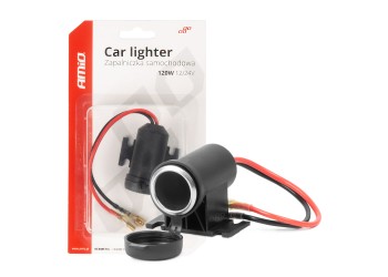 Amio - ΠΡΙΖΑ ΜΕ ΜΟΝΗ ΥΠΟΔΟΧΗ ΓΙΑ ΦΙΣ ΑΝΑΠΤΗΡΑ 12/24V ΑΔΙΑΒΡΟΧΗ - 1 τεμ. (04129/AM)