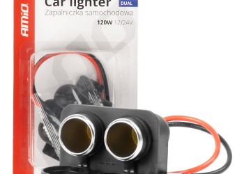 Amio - ΠΡΙΖΑ ΜΕ ΔΙΠΛΗ ΥΠΟΔΟΧΗ ΓΙΑ ΦΙΣ ΑΝΑΠΤΗΡΑ 12/24V - 1 τεμ. (04130/AM)