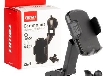 Amio - ΒΑΣΗ ΣΤΗΡΙΞΗΣ ΚΙΝΗΤΟΥ ΓΙΑ ΤΖΑΜΙ/ΑΕΡΑΓΩΓΟ 360° ΜΕ ΡΥΘΜΙΖΟΜΕΝΟ ΜΠΡΑΤΣΟ - 1 τεμ. (04136/AM)