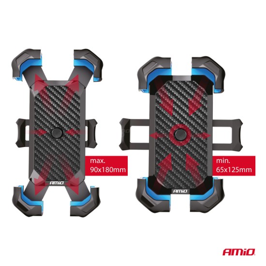 Amio - ΒΑΣΗ ΣΤΗΡΙΞΗΣ ΚΙΝΗΤΟΥ ΓΙΑ MOTO/ΠΟΔΗΛΑΤΟ/SCOOTER 360° - 1 τεμ. (04146/AM)