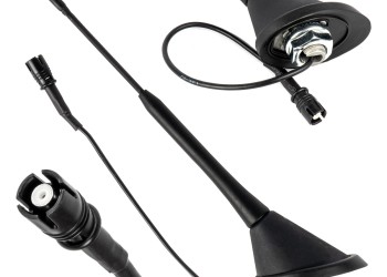 Amio - ΚΕΡΑΙΑ ΟΡΟΦΗΣ ANT10 25.4 cm ΜΕ ΚΑΛΩΔΙΟ 20cm ΚΑΙ ΦΙΣΑ RAKU-2 UNIVERSAL ΜΑΥΡΗ - 1 ΤΕΜ. (04154/AM)