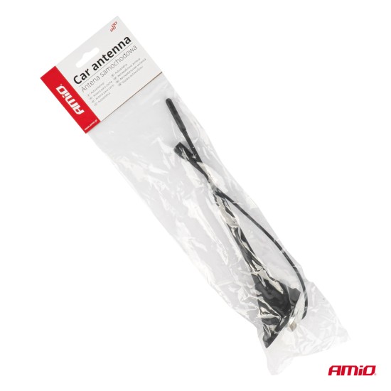 Amio - ΚΕΡΑΙΑ ΟΡΟΦΗΣ ANT10 25.4 cm ΜΕ ΚΑΛΩΔΙΟ 20cm ΚΑΙ ΦΙΣΑ RAKU-2 UNIVERSAL ΜΑΥΡΗ - 1 ΤΕΜ. (04154/AM)