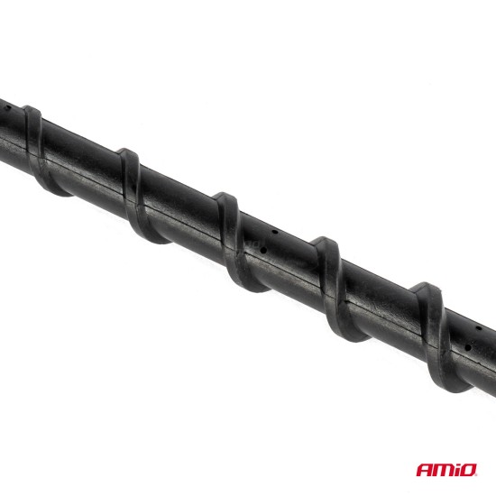 Amio - ΚΕΡΑΙΑ ΟΡΟΦΗΣ ANTM10 18cm ΜΕ 2 ΑΝΤΑΠΤΟΡΕΣ 5-6mm ΜΑΥΡΗ - 1 ΤΕΜ. (04160/AM)