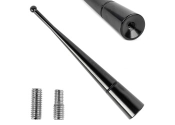 Amio - ΚΕΡΑΙΑ ΟΡΟΦΗΣ ANTM13 10cm ΜΕ 2 ΑΝΤΑΠΤΟΡΕΣ 5-6mm ΜΑΥΡΗ - 1 ΤΕΜ. (04163/AM)