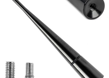 Amio - ΚΕΡΑΙΑ ΟΡΟΦΗΣ ANTM13 10cm ΜΕ 2 ΑΝΤΑΠΤΟΡΕΣ 5-6mm ΜΑΥΡΗ - 1 ΤΕΜ. (04163/AM)