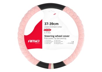 Amio - ΚΑΛΥΜΜΑ ΤΙΜΟΝΙΟΥ SWC-56 (M) 37>39cm ΜΑΥΡΟ ΚΑΙ ΡΟΖ ΚΑΠΙΤΟΝΕ - 1 ΤΕΜ. (04166/AM)