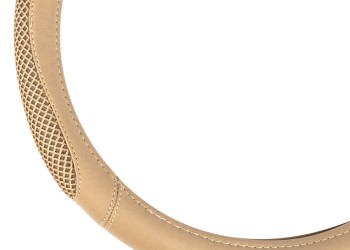 Amio - ΚΑΛΥΜΜΑ ΤΙΜΟΝΙΟΥ SWC-61 (M) 37>39cm ΜΠΕΖ ΜΕ ΤΡΥΠΗΤΟ ΣΧΕΔΙΟ ΣΤΑ ΠΛΑΙΝΑ - 1 ΤΕΜ. (04171/AM)