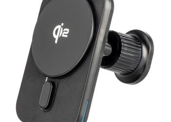 Amio - ΒΑΣΗ ΣΤΗΡΙΞΗΣ ΚΙΝΗΤΟΥ ΓΙΑ ΑΕΡΑΓΩΓΟ ΜΑΓΝΗΤΙΚΗ ΜΕ ΑΣΥΡΜΑΤΗ ΦΟΡΤΙΣΗ QUICK CHARGE QI2 15W 360° - 1 Τεμ. (04179/AM)