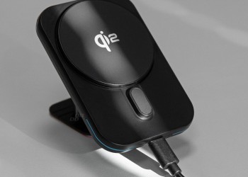 Amio - ΒΑΣΗ ΣΤΗΡΙΞΗΣ ΚΙΝΗΤΟΥ ΓΙΑ ΑΕΡΑΓΩΓΟ ΜΑΓΝΗΤΙΚΗ ΜΕ ΑΣΥΡΜΑΤΗ ΦΟΡΤΙΣΗ QUICK CHARGE QI2 15W 360° - 1 Τεμ. (04179/AM)