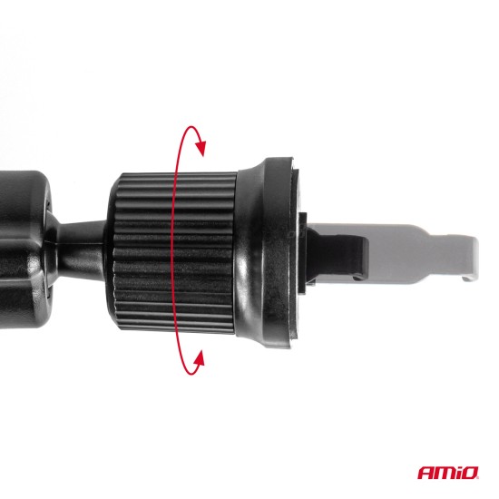 Amio - ΒΑΣΗ ΣΤΗΡΙΞΗΣ ΚΙΝΗΤΟΥ ΓΙΑ ΑΕΡΑΓΩΓΟ ΜΑΓΝΗΤΙΚΗ ΜΕ ΑΣΥΡΜΑΤΗ ΦΟΡΤΙΣΗ QUICK CHARGE QI2 15W 360° - 1 Τεμ. (04179/AM)