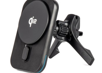 Amio - ΒΑΣΗ ΣΤΗΡΙΞΗΣ ΚΙΝΗΤΟΥ ΓΙΑ ΑΕΡΑΓΩΓΟ ΜΑΓΝΗΤΙΚΗ ΜΕ ΑΣΥΡΜΑΤΗ ΦΟΡΤΙΣΗ QUICK CHARGE QI2 15W 360° - 1 Τεμ. (04180/AM)