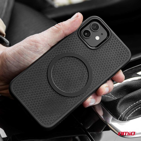 Amio - ΒΑΣΗ ΣΤΗΡΙΞΗΣ ΚΙΝΗΤΟΥ ΓΙΑ ΤΖΑΜΙ/ΤΑΜΠΛΟ ΜΑΓΝΗΤΙΚΗ ΜΕ ΑΣΥΡΜΑΤΗ ΦΟΡΤΙΣΗ QUICK CHARGE QI2 15W 360° - 1 Τεμ. (04181/AM)