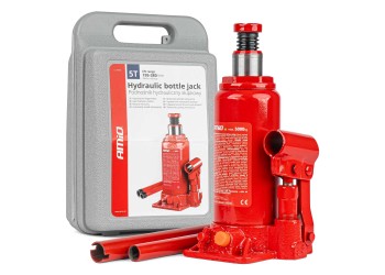 Amio - ΓΡΥΛΟΣ ΥΔΡΑΥΛΙΚΟΣ 5 ΤΟΝΩΝ (5.000kg) ΑΝΥΨΩΣΗ: 195-380mm ΜΕ ΒΑΛΙΤΣΑΚΙ - 1 τεμ. (04183/AM)