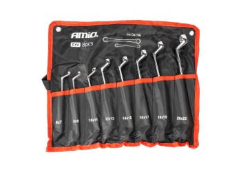 Amio - ΕΡΓΑΛΕΙΟΘΗΚΗ ΜΕ ΤΣΕΠΕΣ ΜΕ ΚΛΕΙΔΙΑ ΠΟΛΥΓΩΝΑ ΔΙΠΛΑ 6-22mm - 8 ΤΕΜ. (04196/AM)