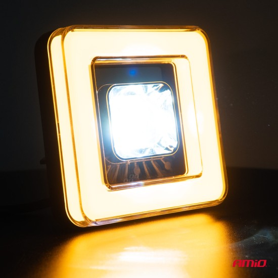 Amio - ΠΡΟΒΟΛΕΑΣ ΕΡΓΑΣΙΑΣ ΤΕΤΡΑΓΩΝΟΣ LED 45W 9-36V 8.000lm 6.500K AWL57 - 1 ΤΕΜ. (04198/AM)