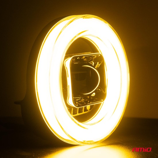 Amio - ΠΡΟΒΟΛΕΑΣ ΕΡΓΑΣΙΑΣ ΣΤΡΟΓΓΥΛΟΣ LED 45W 9-36V 8.000lm 6.500K AWL58 - 1 ΤΕΜ. (04199/AM)