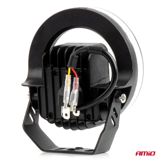 Amio - ΠΡΟΒΟΛΕΑΣ ΕΡΓΑΣΙΑΣ ΣΤΡΟΓΓΥΛΟΣ LED 45W 9-36V 8.000lm 6.500K AWL58 - 1 ΤΕΜ. (04199/AM)