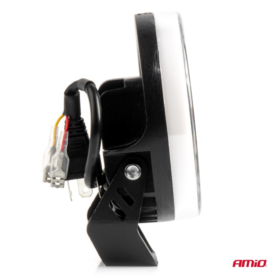 Amio - ΠΡΟΒΟΛΕΑΣ ΕΡΓΑΣΙΑΣ ΣΤΡΟΓΓΥΛΟΣ LED 45W 9-36V 8.000lm 6.500K AWL58 - 1 ΤΕΜ. (04199/AM)