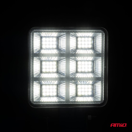Amio - ΠΡΟΒΟΛΕΑΣ ΕΡΓΑΣΙΑΣ ΤΕΤΡΑΓΩΝΟΣ LED 69W 9-36V 7.200lm 6.500K AWL60 - 1 ΤΕΜ. (04201/AM)