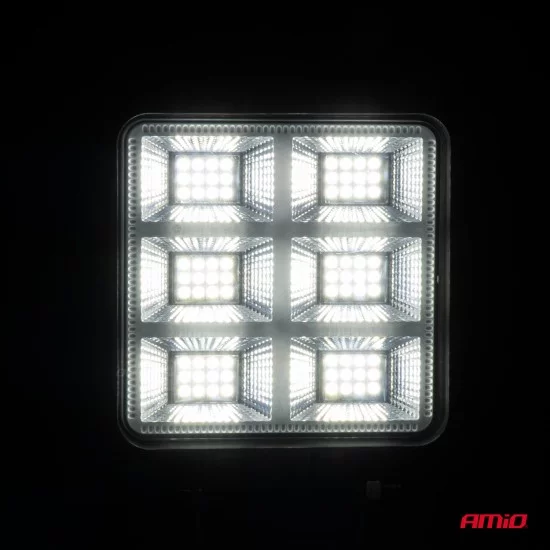 Amio - ΠΡΟΒΟΛΕΑΣ ΕΡΓΑΣΙΑΣ ΤΕΤΡΑΓΩΝΟΣ LED 69W 9-36V 7.200lm 6.500K AWL60 - 1 ΤΕΜ. (04201/AM)