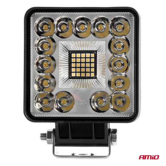 Amio - ΠΡΟΒΟΛΕΑΣ ΕΡΓΑΣΙΑΣ ΤΕΤΡΑΓΩΝΟΣ LED 96W 9-36V 8.000lm 6.500K AWL61 - 1 ΤΕΜ. (04202/AM)